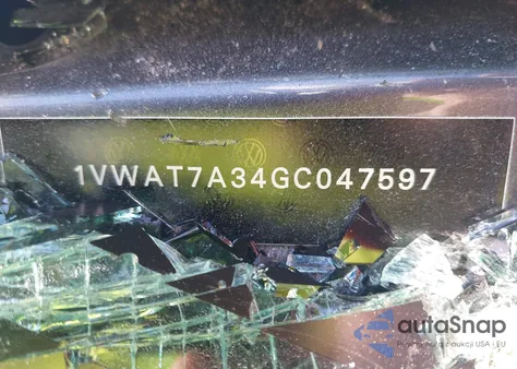 2016 Volkswagen Passat 1.8T S from USA, damaged, VIN 1VWAT7A34GC047597